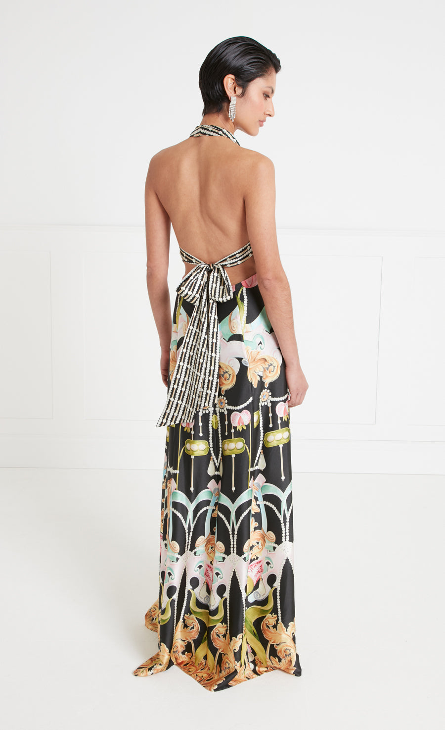Akira Halterneck Dress - Black