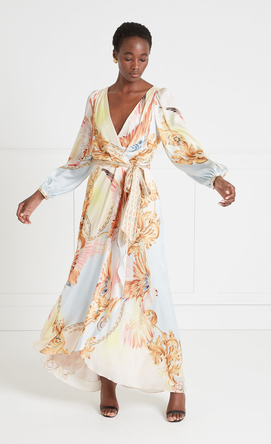 Akira Wrap Dress - Rosewater