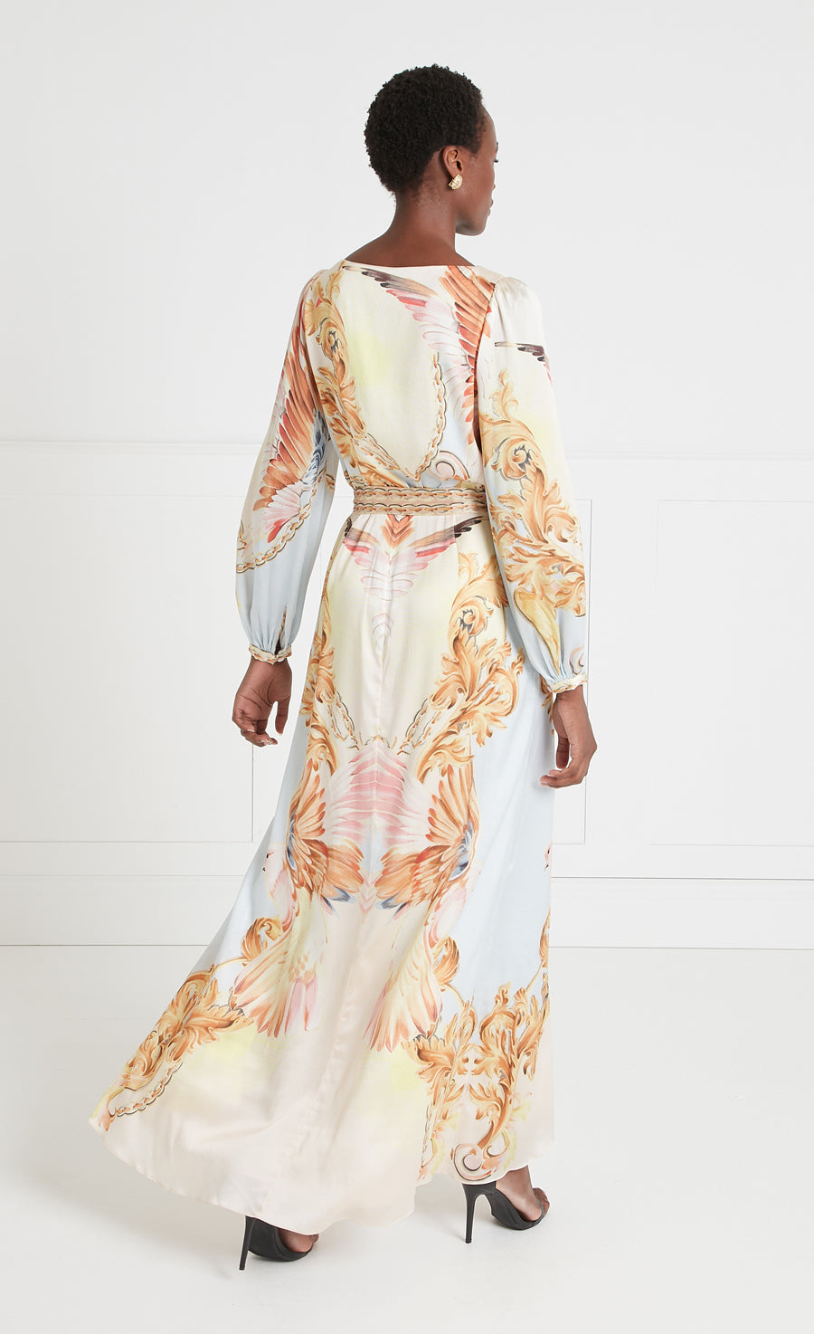 Akira Wrap Dress - Rosewater