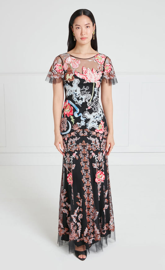 Bilbao Gown - Black